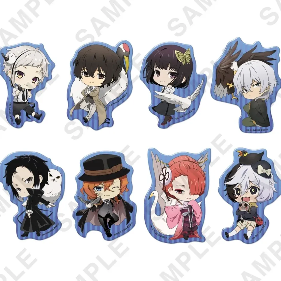 Bungo Stray Dogs Fuyu no Tori Clear Clip Badge Box Set Outlet
