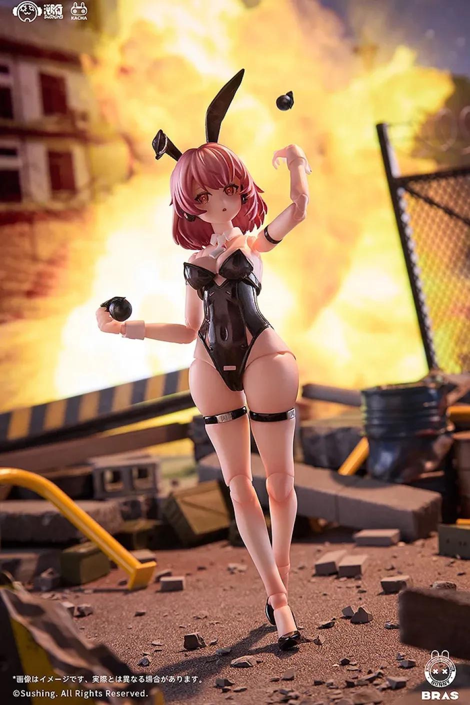 Scale Figures|Action Figures>Bunny Rapid Action Squad Commando Belka 1/12 Action Figure