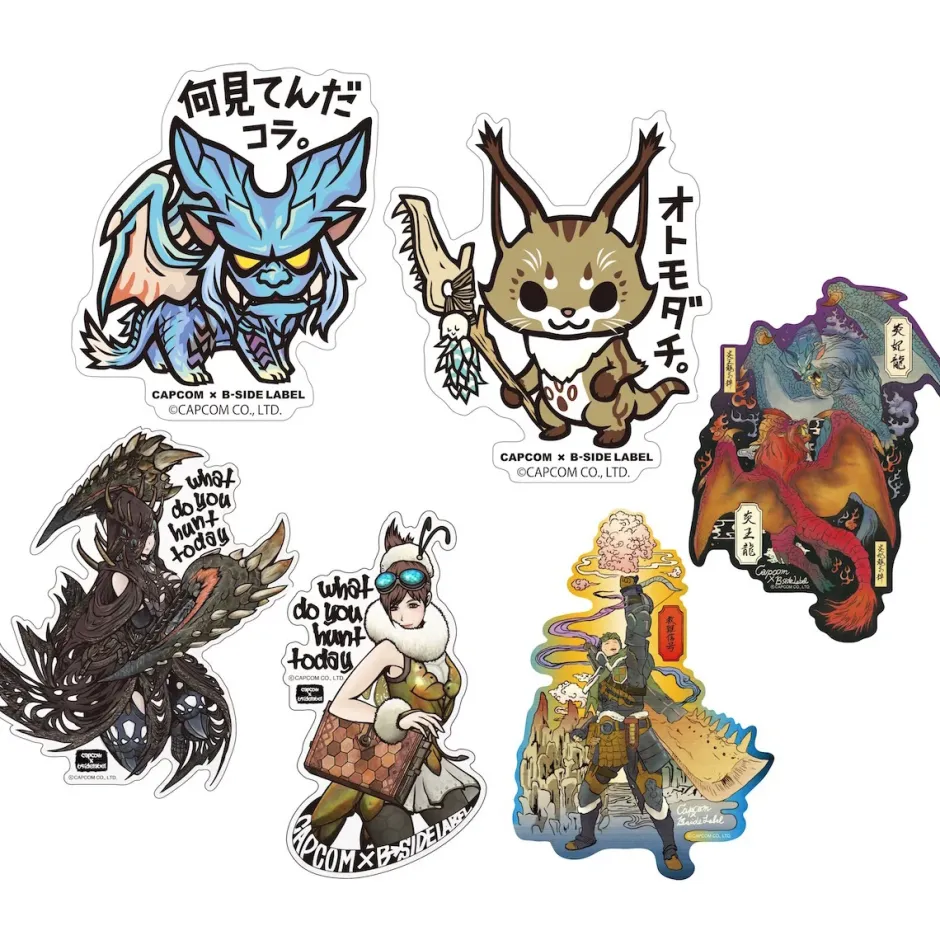 Stickers>Capcom x B-Side Label Monster Hunter: World Sticker Collection Vol. 2