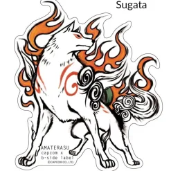 Stickers>Capcom x B-Side Label Okami Stickers