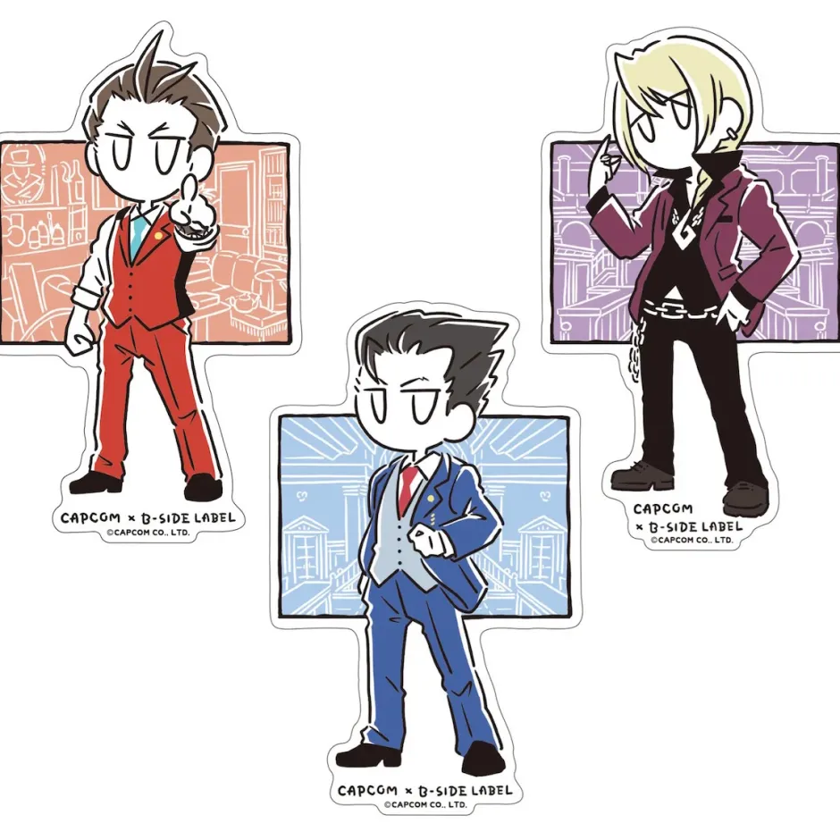 Capcom x B-Side Label Ace Attorney Sticker Collection Vol. 4 Discount