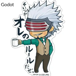 Capcom x B-Side Label Ace Attorney Stickers