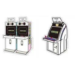 Capcom x B-Side Label Arcade Machine Stickers Sale