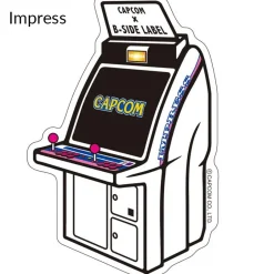 Capcom x B-Side Label Arcade Machine Stickers Sale