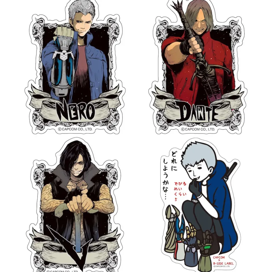 Capcom x B-Side Label Devil May Cry 5 Sticker Collection Sale