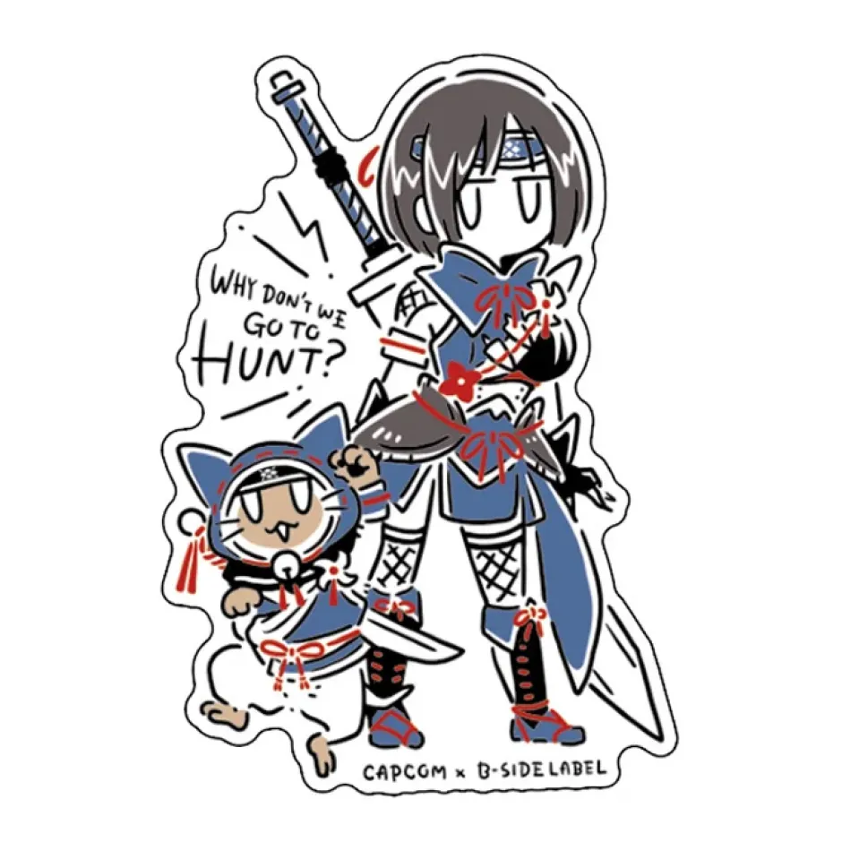 Capcom x B-Side Label Monster Hunter Sticker Collection Vol. 8 Hot