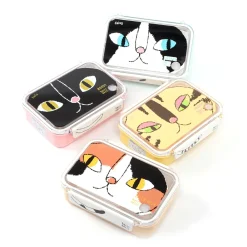 Cat Square Lunch Boxes Outlet