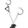 Jewelry & Hair Accessories>Chainsaw Man Pochita Swaying Earring