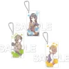 Collectable Toys>CharaClear Rascal Does Not Dream of Bunny Girl Senpai Acrylic Keychain Charm (Re-run)