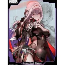 Cards>Character Sleeve Collection Matte Series Goddess of Victory: Nikke Guren: Black Shadow No. MT2058