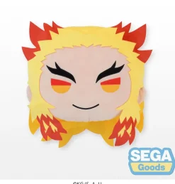 Charamaru Demon Slayer: Kimetsu no Yaiba Kyojuro Rengoku Premium Interior Cushion New