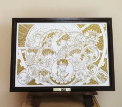 CLAMP 30th Anniversary Key Visual Chara-Kirie Paper-Cut Artwork Online
