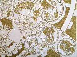 CLAMP 30th Anniversary Key Visual Chara-Kirie Paper-Cut Artwork Online