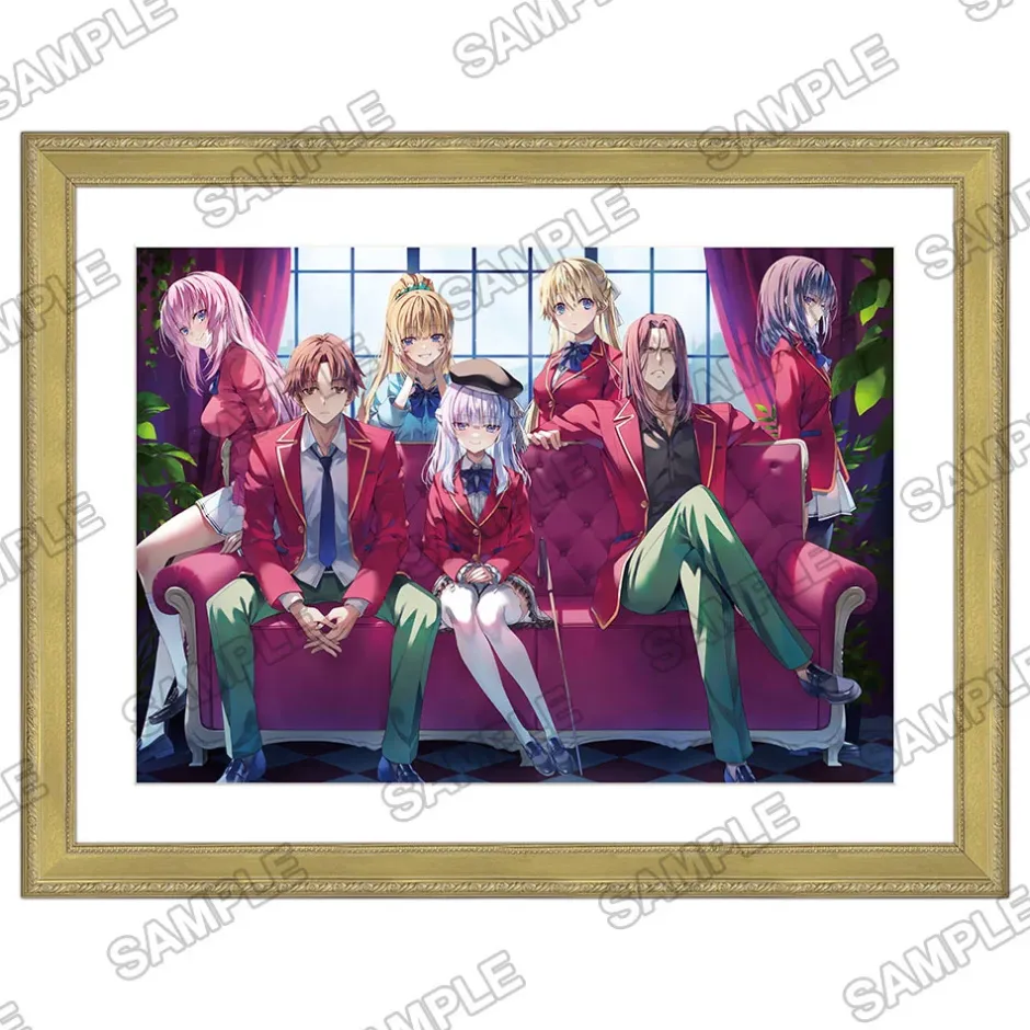 Classroom of the Elite Fest 2024 A3 Replica Key Frame ~Classroom of the Elite: Start of Year 2 Shunsaku Tomose Art Works Cover~ Outlet
