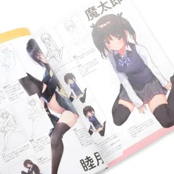 Collection of High School Girl Poses Thought About by Illustrators Sale