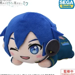 Medium Plushies>Colorful Stage! The Movie: A Miku Who Can't Sing Nesoberi Plushie Kaito in Wonderland Sekai