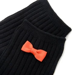coudre un Colorful Ribbon Black Socks Sale