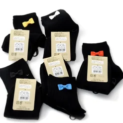 coudre un Colorful Ribbon Black Socks Sale