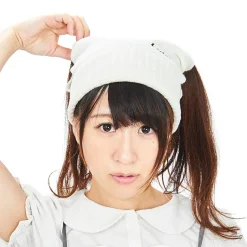 Cuelitt Nekomimi Logo Pigtails Beanie Best