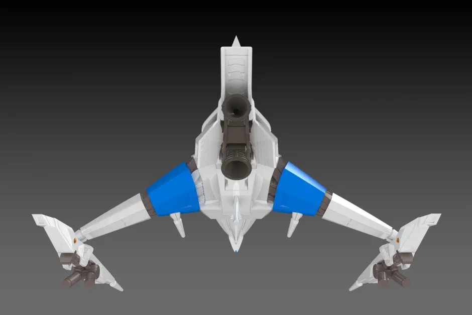 Darius Silver Hawk 3F-1B Space Fighter: 2P Color Ver. 1/144 Scale Plastic Kit (Re-run)