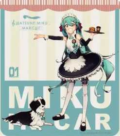 DBC x Hatsune Miku Marche Truck Ver. Miku in Car Sticker Set (Set of 3) Online