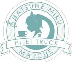 DBC x Hatsune Miku Marche Truck Ver. Miku in Car Sticker Set (Set of 3) Online