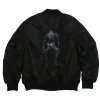 Jackets & Hoodies>Death Note MA-1 Jacket Carrying Shinigami Ryuk Ver.