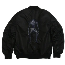 Jackets & Hoodies>Death Note MA-1 Jacket Carrying Shinigami Ryuk Ver.