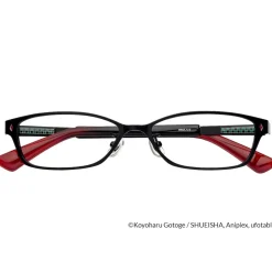 Eyewear>Demon Slayer: Kimetsu no Yaiba Collaboration Tanjiro Kamado Model Glass Frame w/ Original Eyeglass Case & Cleaning Cloth Set