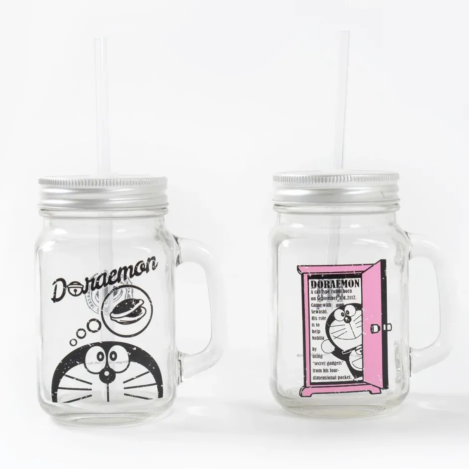 Doraemon Sippers Glass Hot