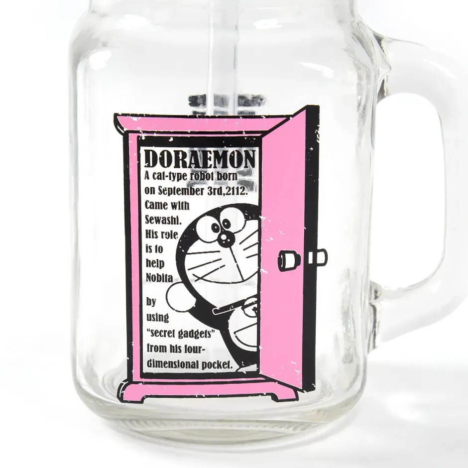 Doraemon Sippers Glass Hot