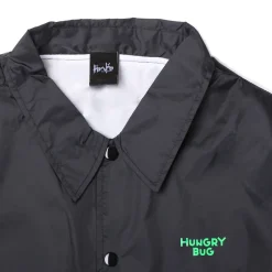 Jackets & Hoodies>Dorohedoro Hungry Bug Black Coach Jacket