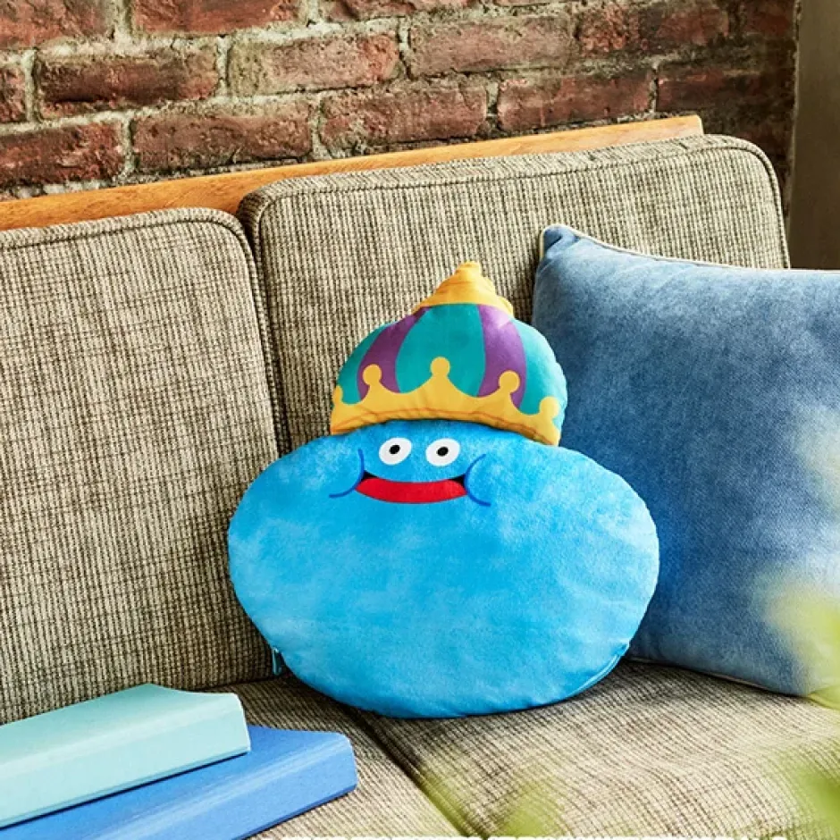 Dragon Quest Smile Slime Kururin Cushion Slime & King Slime (Re-run) Best