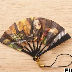 Dragon’s Crown Mini Folding Fan Strap Hot