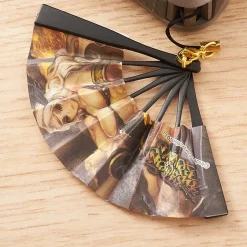 Dragon’s Crown Mini Folding Fan Strap Hot