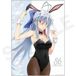 86 -Eighty Six- Anime Black Bunny Lena A3-Size Clear Poster Clearance