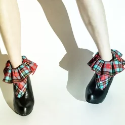 ERIMAKI SOX Erimaki Collar Tartan Checkered Socks Hot