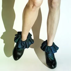 ERIMAKI SOX Erimaki Collar Tartan Checkered Socks Hot