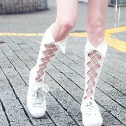 Footwear>ERIMAKI SOX Lace-Up High Socks