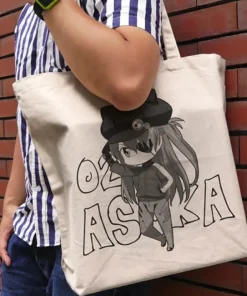 Evangelion Asuka: Deform Ver. Large Tote Bag Sale