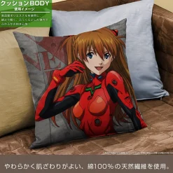 Evangelion Asuka Langley Shikinami Double-Sided Print Cushion Cover Hot