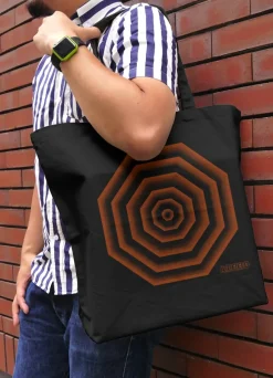 Bags & Wallets>Evangelion A.T. Field Large Tote Bag Black