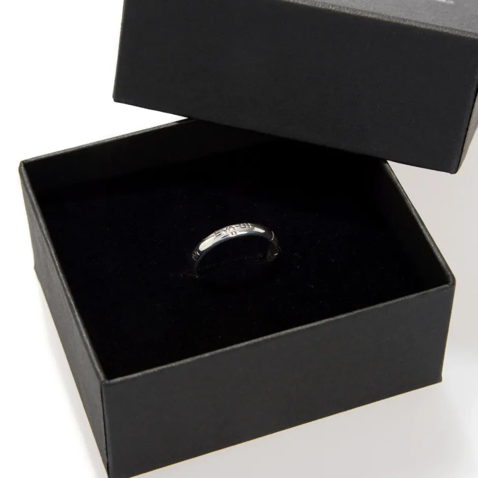 Jewelry & Hair Accessories>Evangelion Provisional Unit-05 Mari Illustrious Makinami Silver Entry Plug Ring