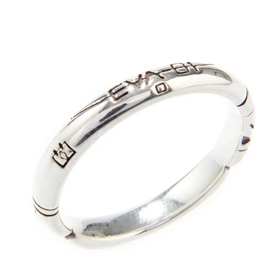 Jewelry & Hair Accessories>Evangelion Test Type Unit-01 Shinji Ikari Silver Entry Plug Ring