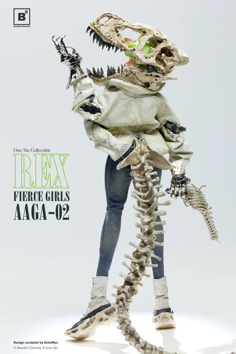 Action Figures>Fierce Girls Series Bonegirl AAGA-02 Gunner Rex 1/6 Scale Action Figure