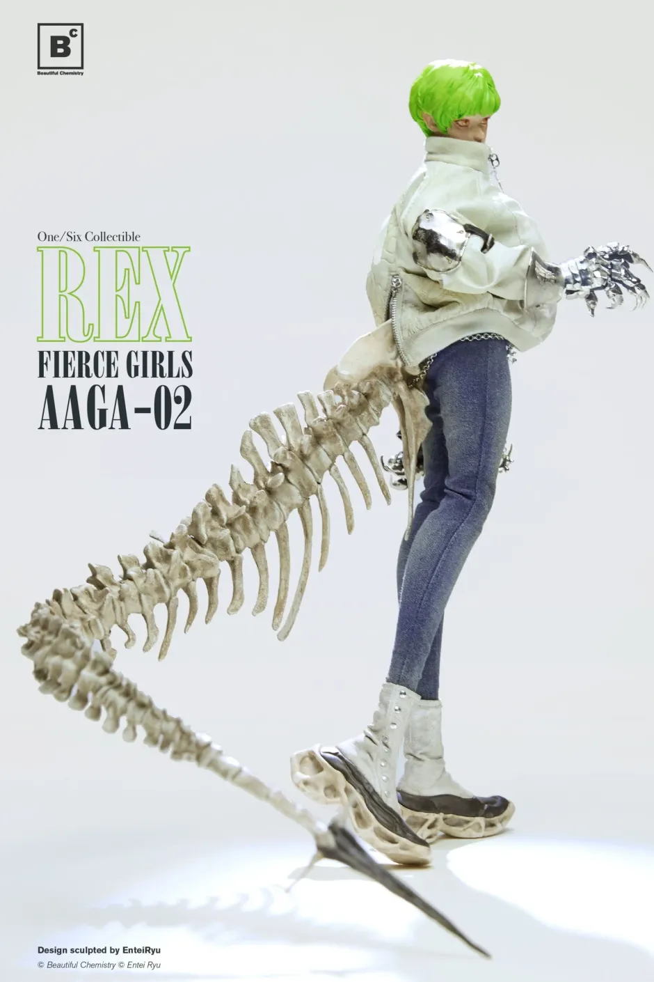Action Figures>Fierce Girls Series Bonegirl AAGA-02 Gunner Rex 1/6 Scale Action Figure