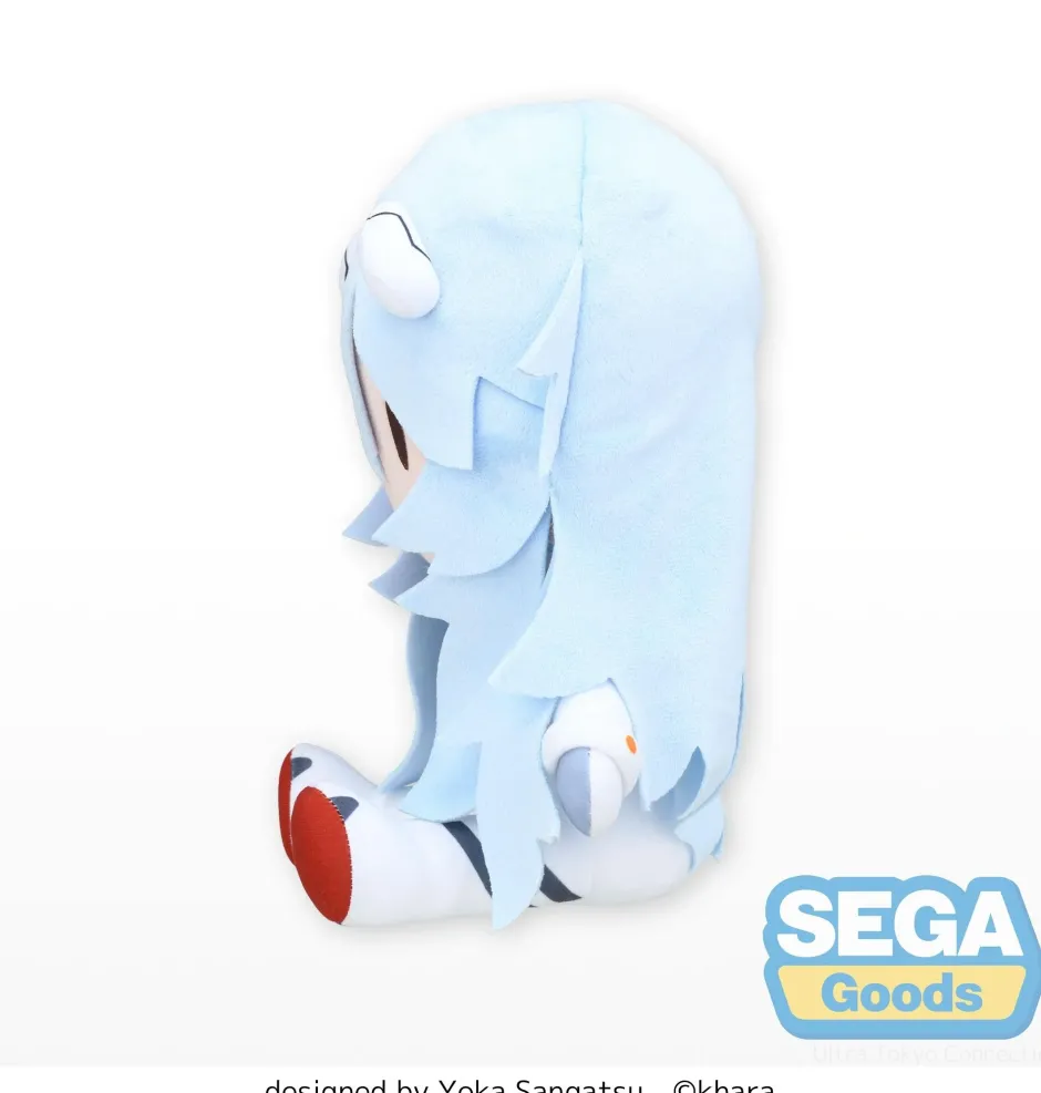 Big Plushies>Fuwapuchi Evangelion: 3.0+1.0 Thrice Upon a Time Rei Ayanami Plush L