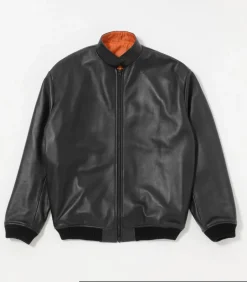 Ghost in the Shell Motoko Black Lamb Leather Blouson Outlet