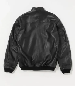 Ghost in the Shell Motoko Black Lamb Leather Blouson Outlet