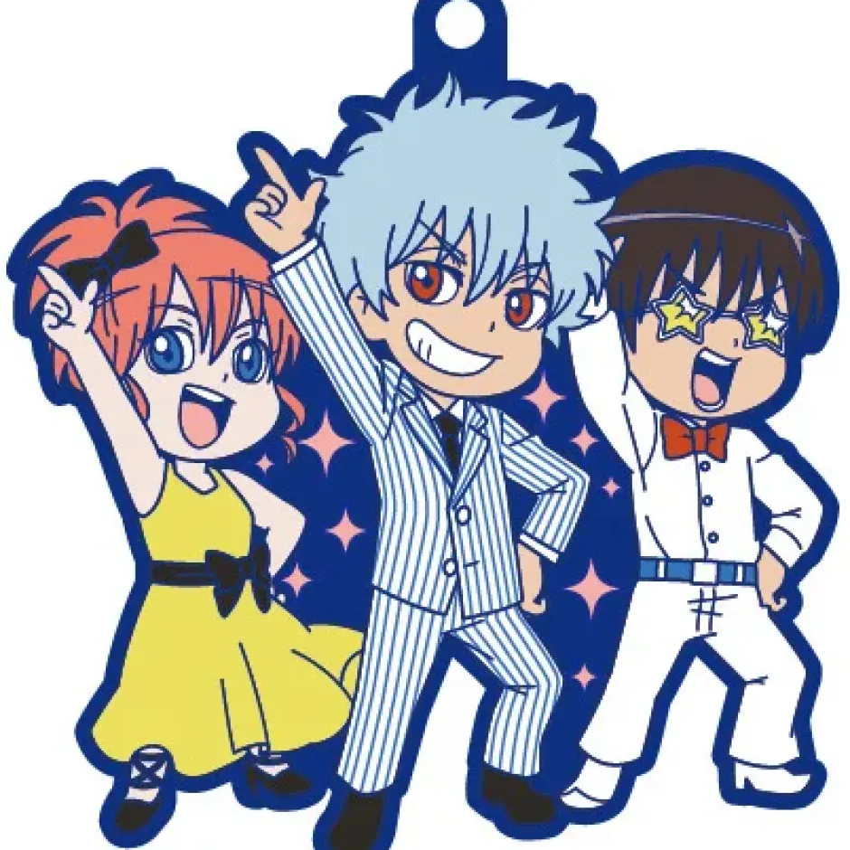 Gintama Night Fever Rubber Mascot Best